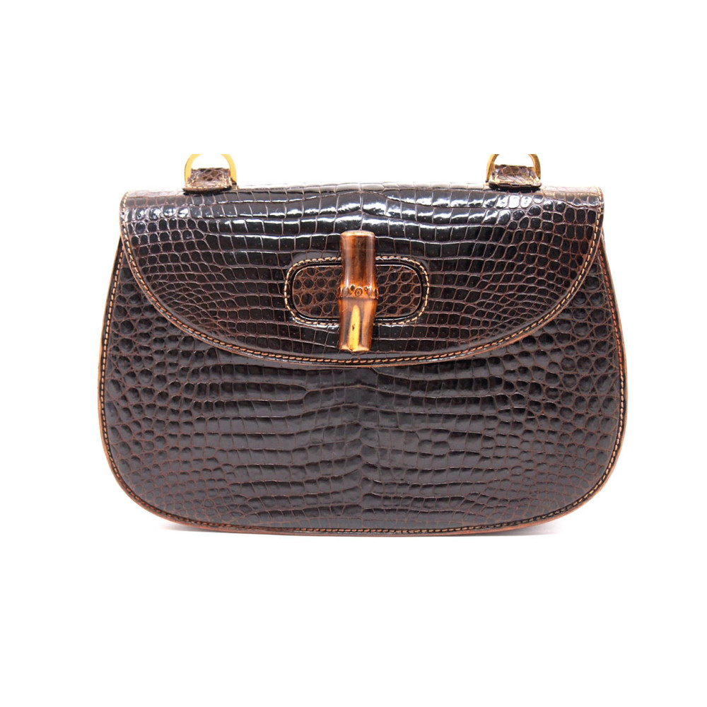 Gucci Bamboo Vintage Cocco Marrone