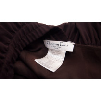 Dior Gonna Lana e Poliamide Marrone