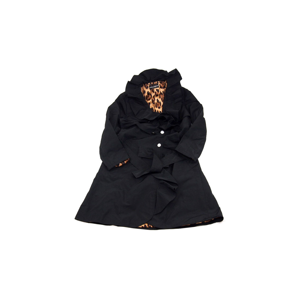 Dolce & Gabbana Trench Poliestere Nero