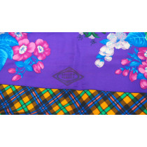 Versace Foulard Seta Viola