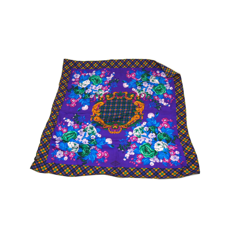 Versace Foulard Seta Viola