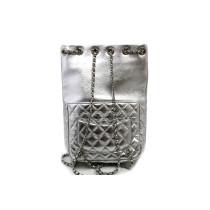 Chanel Shopping Pelle Argento