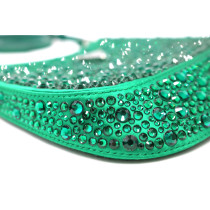 Prada Cleo Crystal Raso e Cristalli Verde