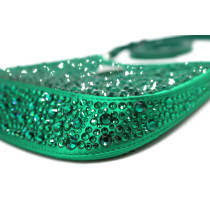 Prada Cleo Crystal Raso e Cristalli Verde