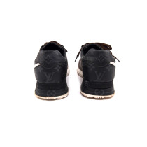 Louis Vuitton Sneakers Tela Bianca, Marrone e Nera