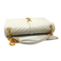 Saint Laurent Envelope Pelle Bianca