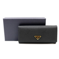 Prada Portafoglio Pelle Nera