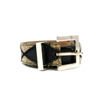 Dolce & Gabbana Cintura Pelle Nera e Marrone