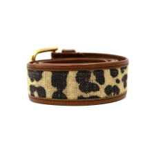 Dolce & Gabbana Cintura Tela Animalier Beige