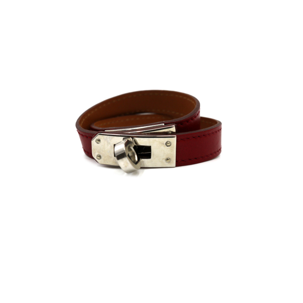 Hermès Bracciale Kelly Pelle Rossa