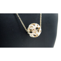 Chanel Collana Metallo Oro Bianco