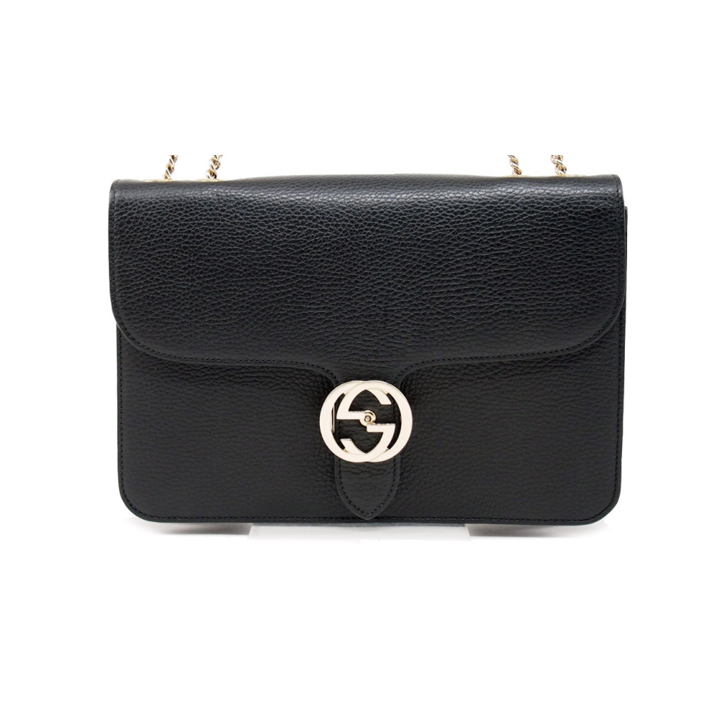 Gucci Interlocking Pelle Nera