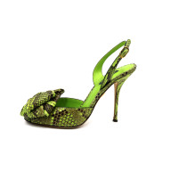 Dolce & Gabbana Décolleté Pitone Verde