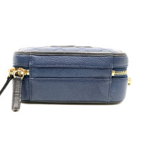 Chanel Tracollina Filigree Pelle Blu