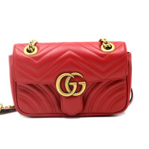 Gucci Marmont Small Pelle Rossa