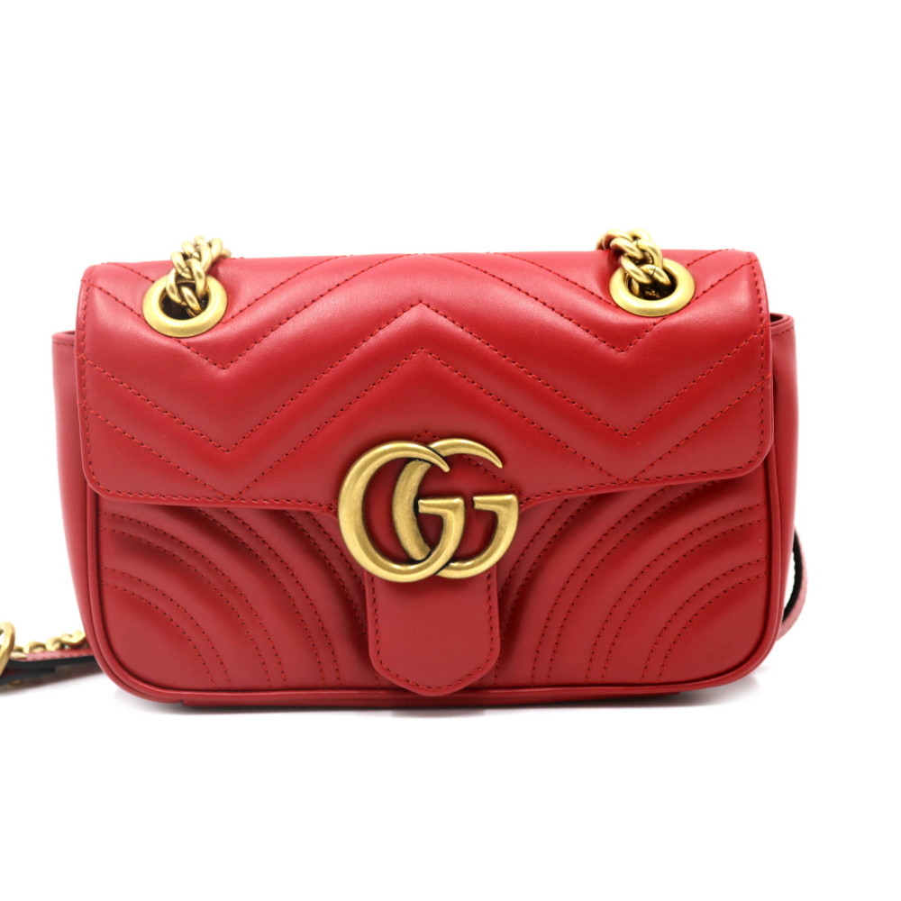 Gucci Marmont Small Pelle Rossa