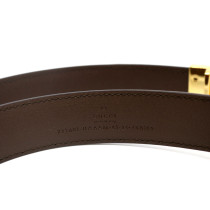 Gucci Cintura Pelle Marrone