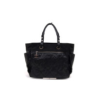 Chanel Biarritz Pelle e Tela Nera