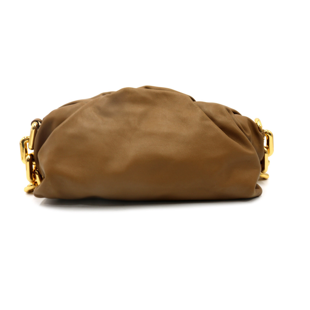 Bottega Veneta Chain Pouch Pelle Marrone