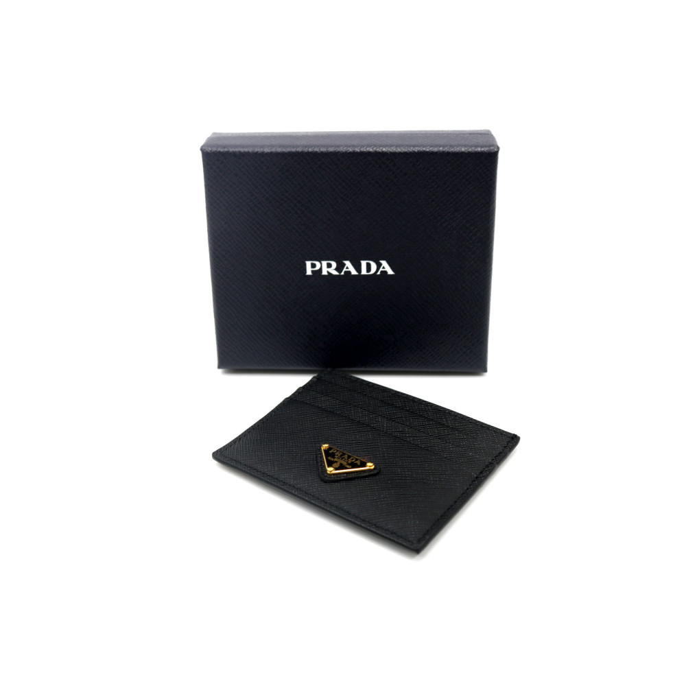 Prada Portacarte Pelle Nera