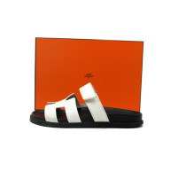 Hermes Sandali Chypre Pelle Bianca