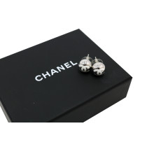 Chanel Orecchini Metallo Argento
