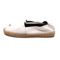 Saint Laurent Espadrillas Pelle Bianca