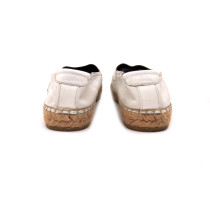 Saint Laurent Espadrillas Pelle Bianca