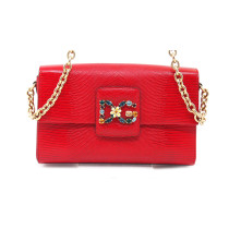 Dolce & Gabbana Tracolla Pelle Stampa Iguana Rossa