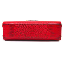 Dolce & Gabbana Tracolla Pelle Stampa Iguana Rossa