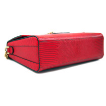 Dolce & Gabbana Tracolla Pelle Stampa Iguana Rossa