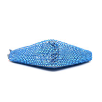 Prada Crystal Tela e Cristalli Azzurra