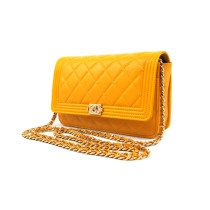 Chanel Woc Boy Pelle Senape