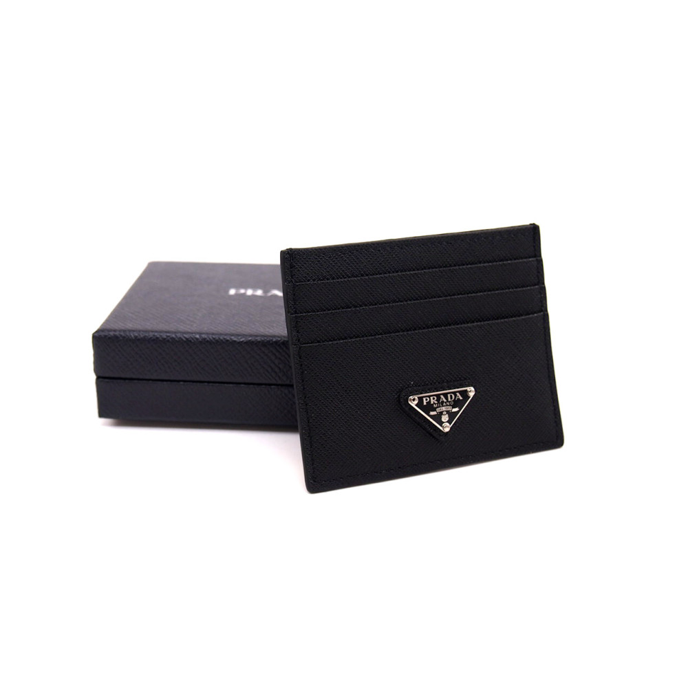 Prada Portacarte Pelle Nera