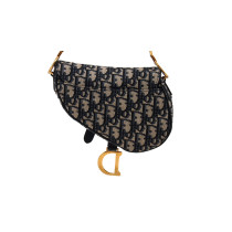 Dior Saddle Mini Toile Bleu Oblique