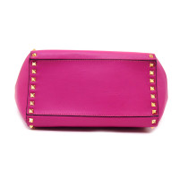 Valentino Rockstud Pelle Fucsia