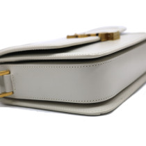 Saint Laurent Solferino Pelle Bianca