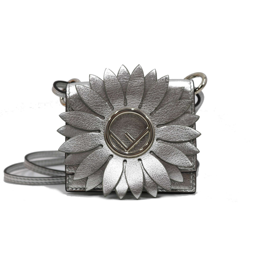 Fendi Kan I Pelle Argento