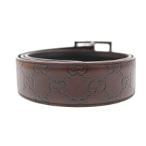 Gucci Cintura Pelle Marrone