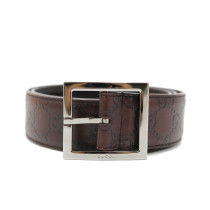 Gucci Cintura Pelle Marrone