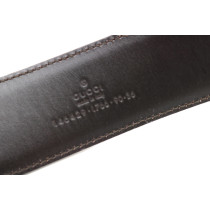 Gucci Cintura Pelle Marrone