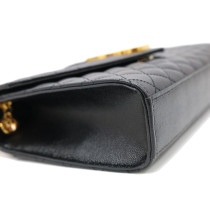 Saint Laurent  Envelope Pelle Nera