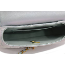 Chanel Handle Pelle Azzurro Cangiante