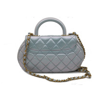 Chanel Handle Pelle Azzurro Cangiante