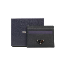 Prada Portacarte Pelle Saffiano Nero