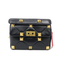 Valentino Roman Stud Media Pelle Nera