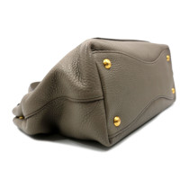 Miu Miu Madras Lock Bag Pelle Grigia