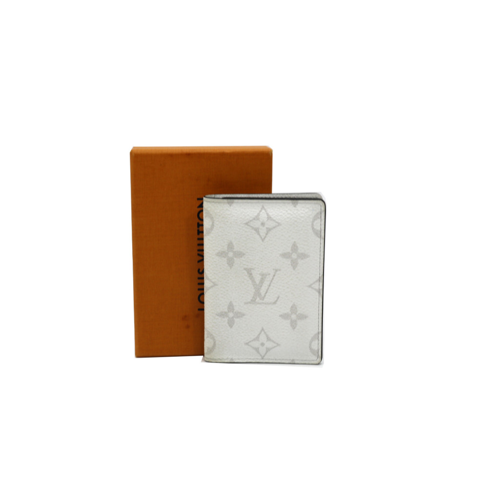 Louis Vuitton Portacarte Tela Bianca