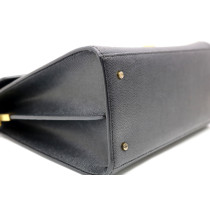 Saint Laurent Cassandre Pelle Nera