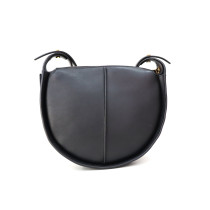 Tod's Half Moon Black Leather
